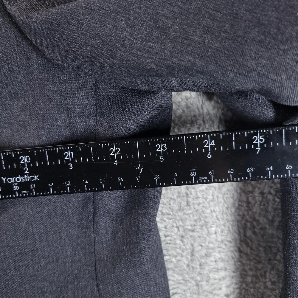 Lauren Ralph Lauren Suit Mens 44 36x32 Gray Wool 2 Piece Total Comfort Wedding